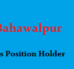 Bahawalpur Board 11th Class Position Holder 2019