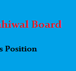 Sahiwal Board 11th Class Position Holders 2019